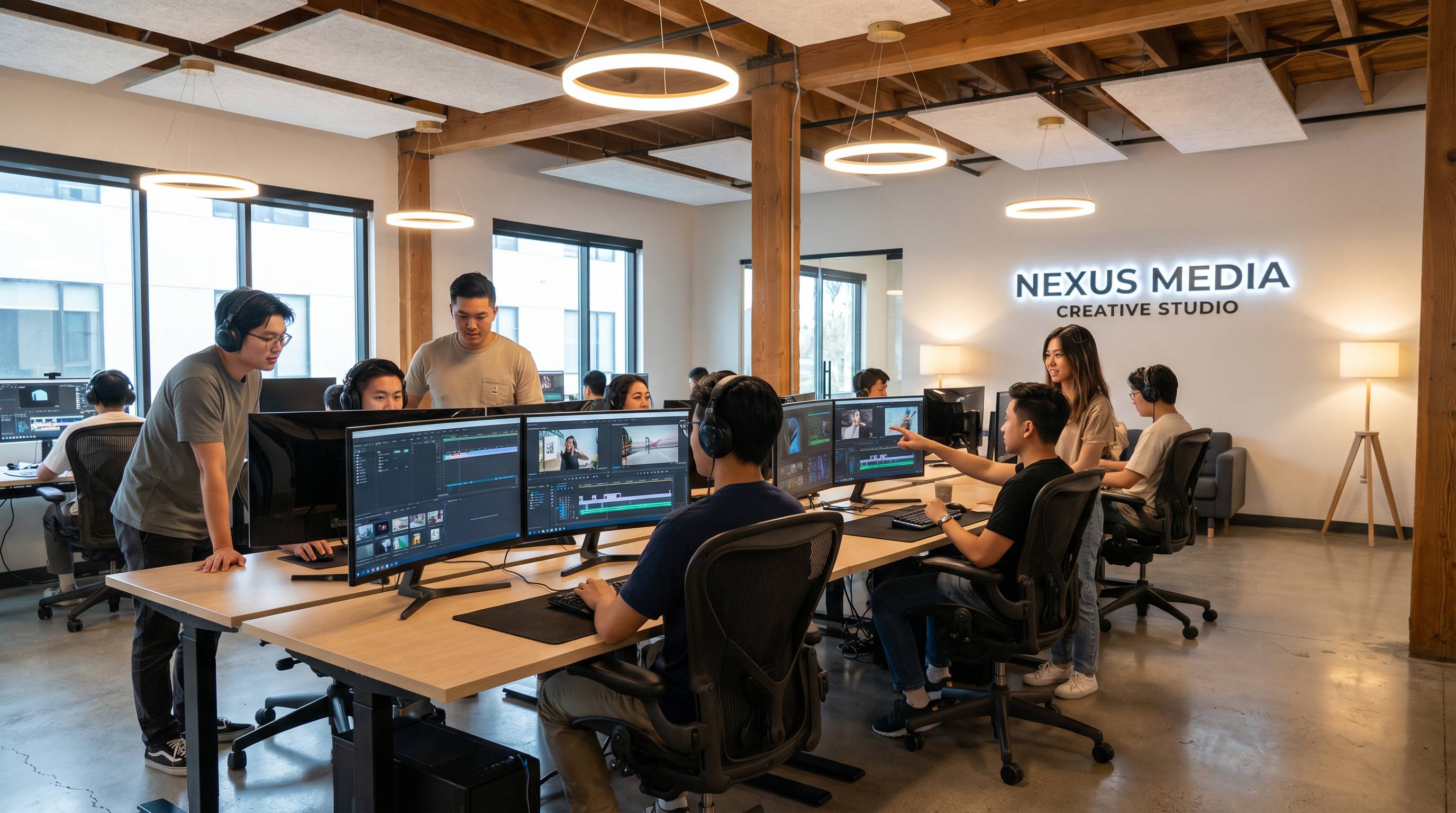 抖荫短视频传媒公司办公室